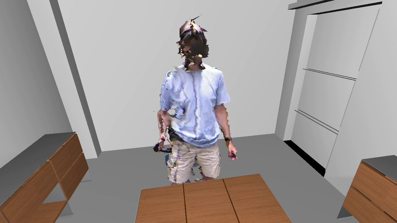 Oculus Rift + 3 Kinects